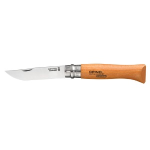 N°09 pocket knife, carbon steel, 9cm, "Carbone" - Opinel