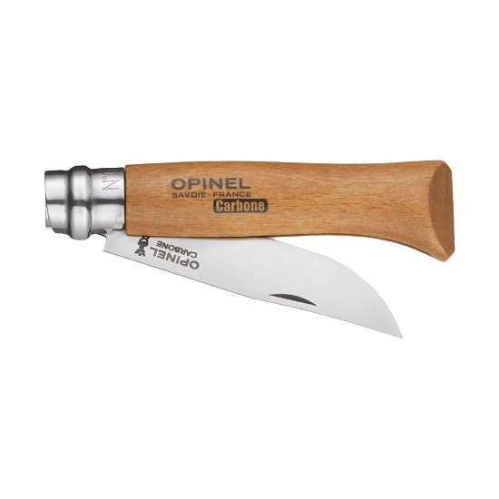 N°09 џепни нож, угљенични челик, 9цм, "Carbone" - Opinel