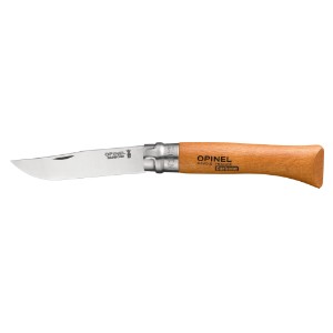 N°10 pocket knife, carbon steel, 10cm, "Carbone" - Opinel