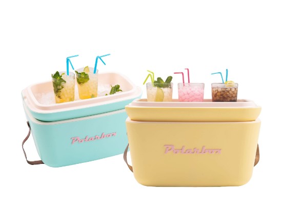 Cool box, 12L, "Classic", Cyan - Baby Rose - Polarbox