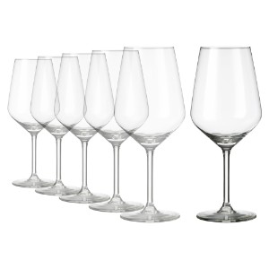 Set of 6 530 ml Carre wine glasses - Royal Leerdam