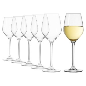 6 "Splendor" baltojo vyno taurių rinkinys, 200 ml - Krosno