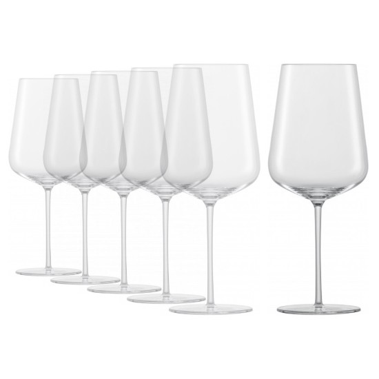 Conjunto de 6 taças de vinho de Bordéus, "Vervino", 742 ml - Schott Zwiesel