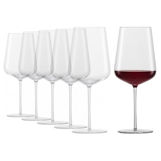 Conjunto de 6 taças de vinho de Bordéus, "Vervino", 742 ml - Schott Zwiesel