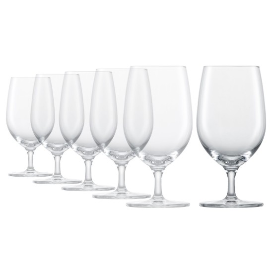 Set of 6 water glasses, crystalline glass, 253ml, "Banquet" - Schott Zwiesel