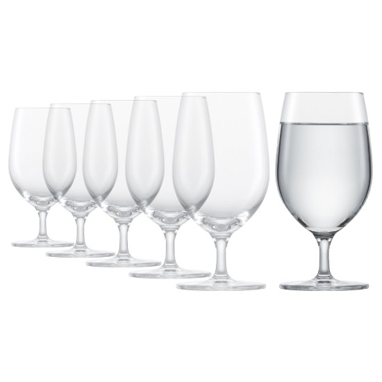 Set of 6 water glasses, crystalline glass, 253ml, "Banquet" - Schott Zwiesel