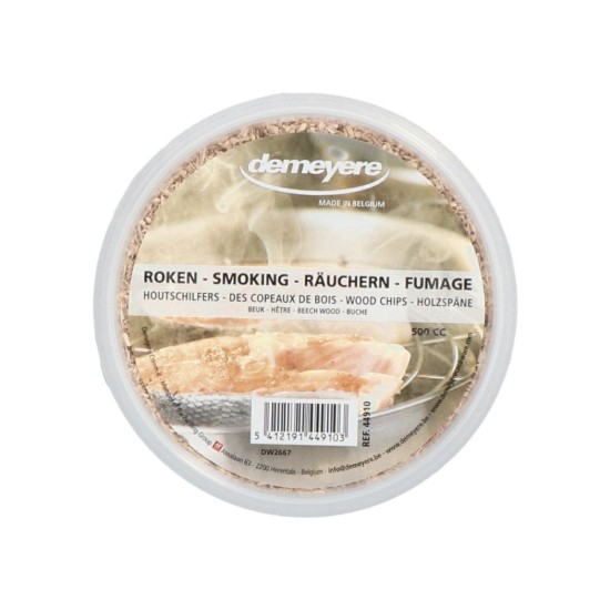 Kaste ar koka skaidām pārtikas kūpinātājiem, dižskābarža koksne, 135 grami - Demeyere