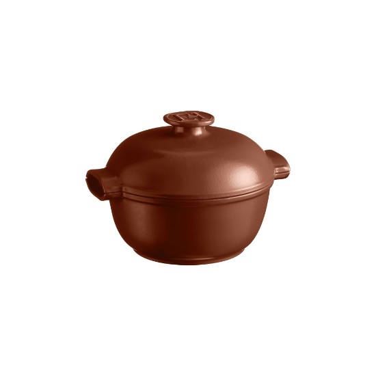 Olla Cocotte de cerámica, 22,5cm/2L, "Delight", Sienna - Emile Henry