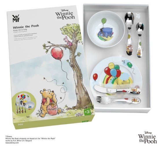 Lasten ruokailuvälinesetti, 6 kpl, "Winnie" - WMF