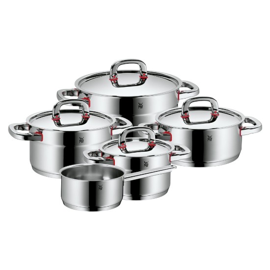 Cooking pots set, stainless steel, 9-piece, "Premium One" - WMF