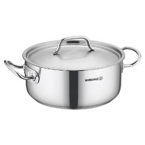 Saucepan, with lid, stainless steel, 36 cm / 10 L "Proline Gastro" - Korkmaz