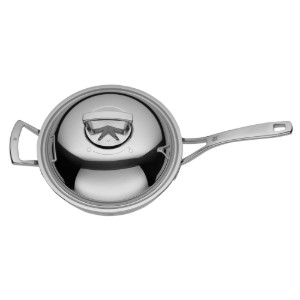 Wok pan, stainless steel, with lid, 28 cm / 4 L, "Multiply" - WMF
