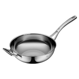 Wok pan, stainless steel, with lid, 28 cm / 4 L, "Multiply" - WMF