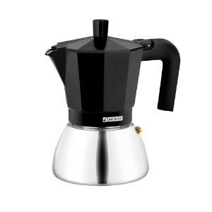 Coffee maker, stainless steel, 370ml, Black - Monix
