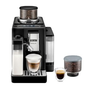 Automatic espresso machine, 1450W, "Rivelia", Onyx Black - DeLonghi