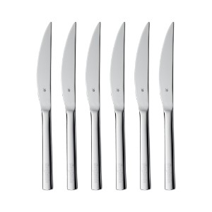 Steak knife set 6 pieces, stainless steel, 23 cm, "Nuova" - WMF