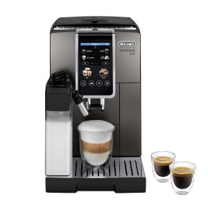 Automatic espresso machine 1450 W, "Dinamica Plus", Titanium Black - DeLonghi