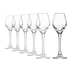 Set med 6 likörglas, 60 ml - Krosno