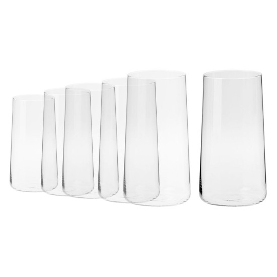 6-piece water tumbler set, 540 ml, "Avant-Garde" - Krosno