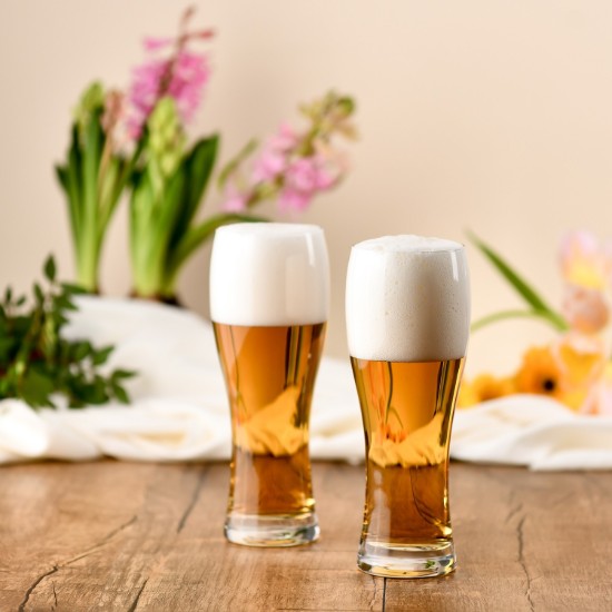 Sada 6 pivní sklenic, ze skla, 580ml, "Chill Casual" - Krosno