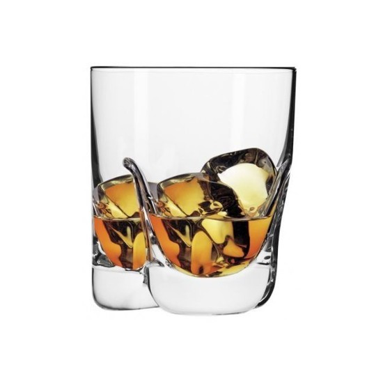 Set of 6 whiskey glasses, made of glass, 250 ml - Krosno