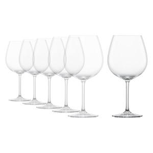 Set od 6 Burgundskih čaša za vino, kristalno staklo, Ivento, 783 ml - Schott Zwiesel