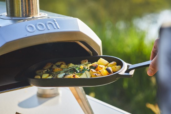 Padella in ghisa, ovale, con manico rimovibile, 31 x 16 cm, 'Sizzler' - Ooni