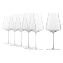 Set di bicchieri Merlot da 6 pezzi, vetro cristallino, 673 ml, "Classi