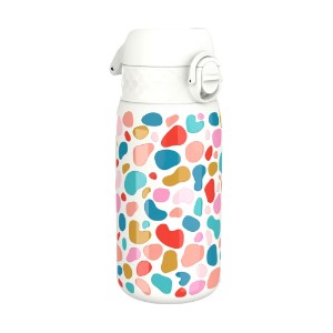 Children's water bottle, stainless steel, 320 ml, Splodge - Ion8