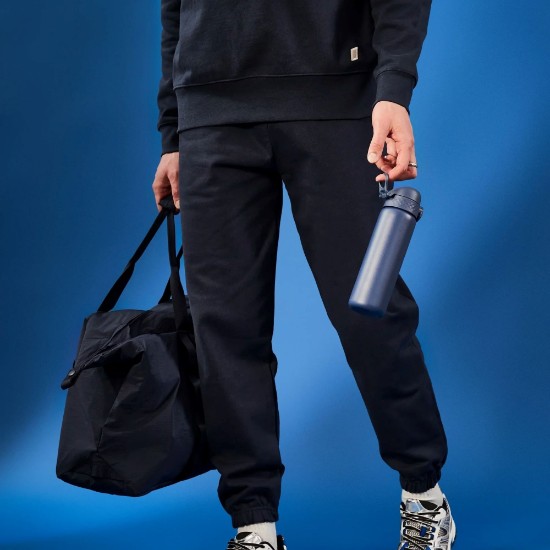 "SLIM" vattenflaska, rostfritt stål, 600 ml, Ash Navy - Ion8