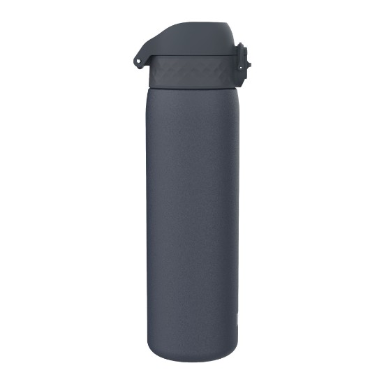 Buidéal uisce "SLIM", cruach dhosmálta, 600 ml, Ash Navy - Ion8