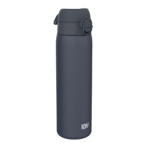 "SLIM" water bottle, stainless steel, 600 ml, Ash Navy - Ion8