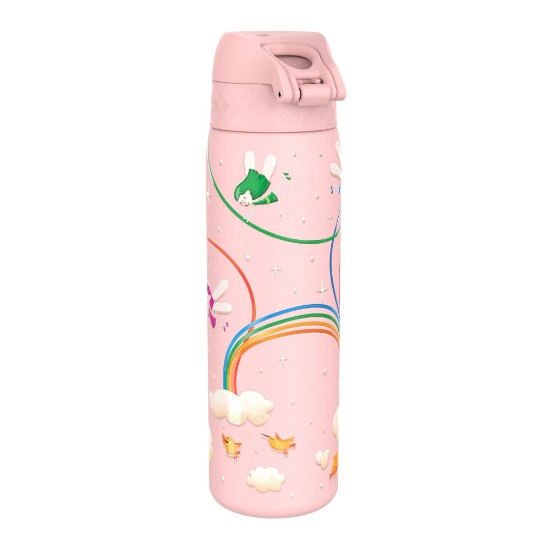 Garrafa de água infantil "SLIM", aço inoxidável, 600 ml, Fairies - Ion8