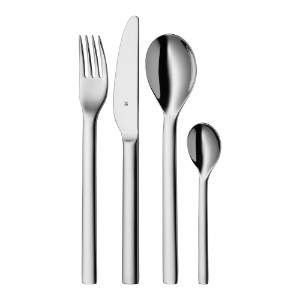 Cutlery set, 4-piece, stainless steel, "Nuova" - WMF