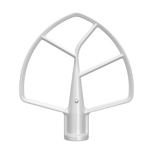 Flat beater for bowl-lift mixers, metal, White - KitchenAid