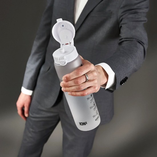 Water bottle "Times To Drink", recyclon™, 1L, Ice - Ion8