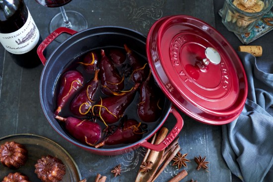 Garnek do gotowania Cocotte, żeliwo, 24cm/3,8L, Bordeaux - Staub