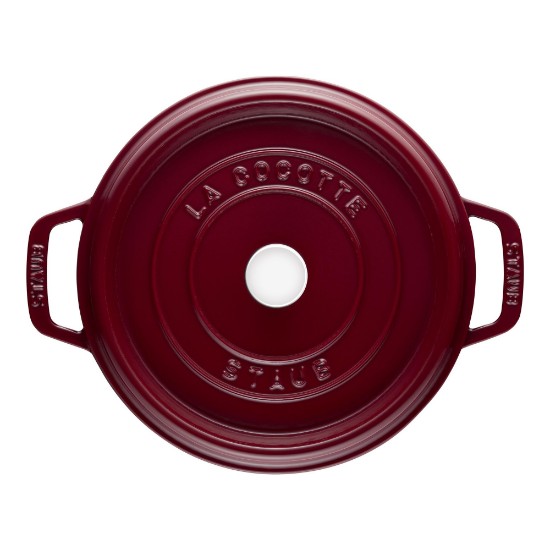 Cocotte keedupott, malm, 24cm/3,8L, Bordeaux - Staub