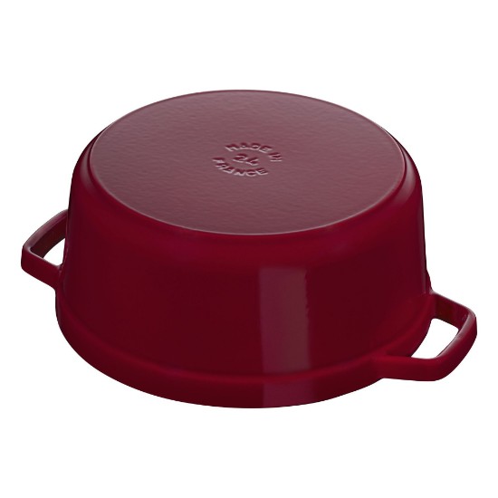 Marmite Cocotte, fonte, 24 cm/3,8 L, Bordeaux - Staub