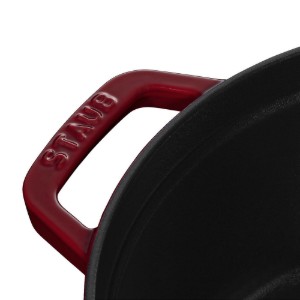 Cocotte-Kochtopf, Gusseisen, 24cm/3,8L, Bordeaux - Staub