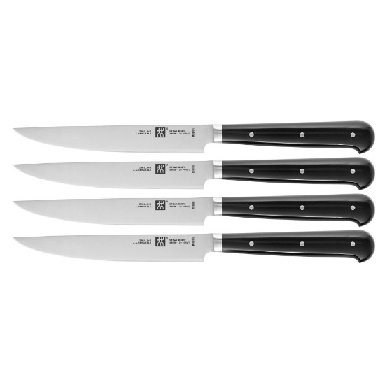 Set of 4 steak knives, stainless steel, "Steak-Sets" - Zwilling