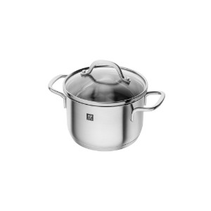 Cooking pot, stainless steel, with lid, 14 cm / 1.3 L, "Zwilling Pico" - Zwilling