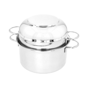 Stielkasserolle für Muscheln, 20 cm/3 l, aus der Specialties-Serie, Edelstahl - Demeyere