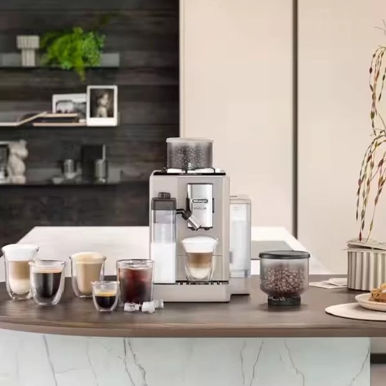 Automatický espresso kávovar 1450W, "Rivelia", Sand Beige - DeLonghi