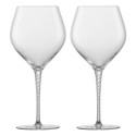Set di 2 bicchieri da vino Borgogna, in vetro cristallino, 646 ml, "SP