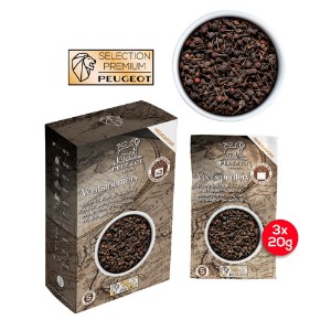 Set of 3 sachets of wild Voatsiperifery peppercorn 3x20g, "SPICES" - Peugeot