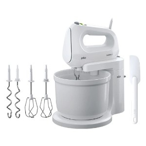 Hand mixer with bowl, 400 W, 3 L, 4 Speeds - Braun