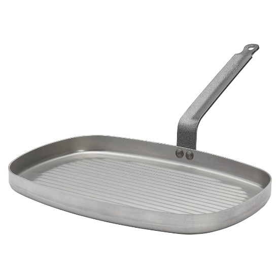 Poêle à griller "CARBONE PLUS", 38 x 26 cm - Marque "de Buyer"