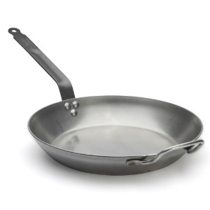 "CARBONE PLUS" frying pan, 32 cm , carbon steel - "de Buyer" brand
