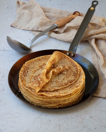 Pannkakspanna, stål, 24cm, "Mineral B" - de Buyer